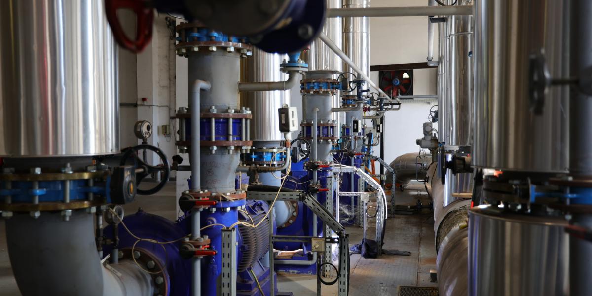 Az egyik Dunaújvárosi erőmű belülről.