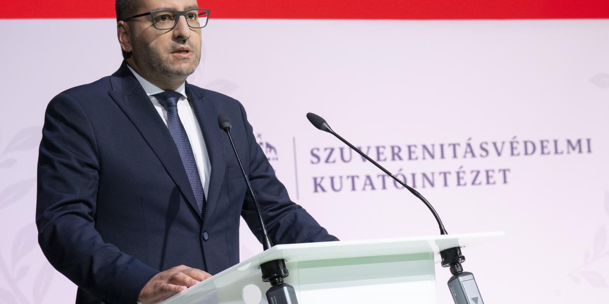 Lánczi Tamás, a Szuverenitásvédelmi Hivatal elnöke 2025. június 24-én