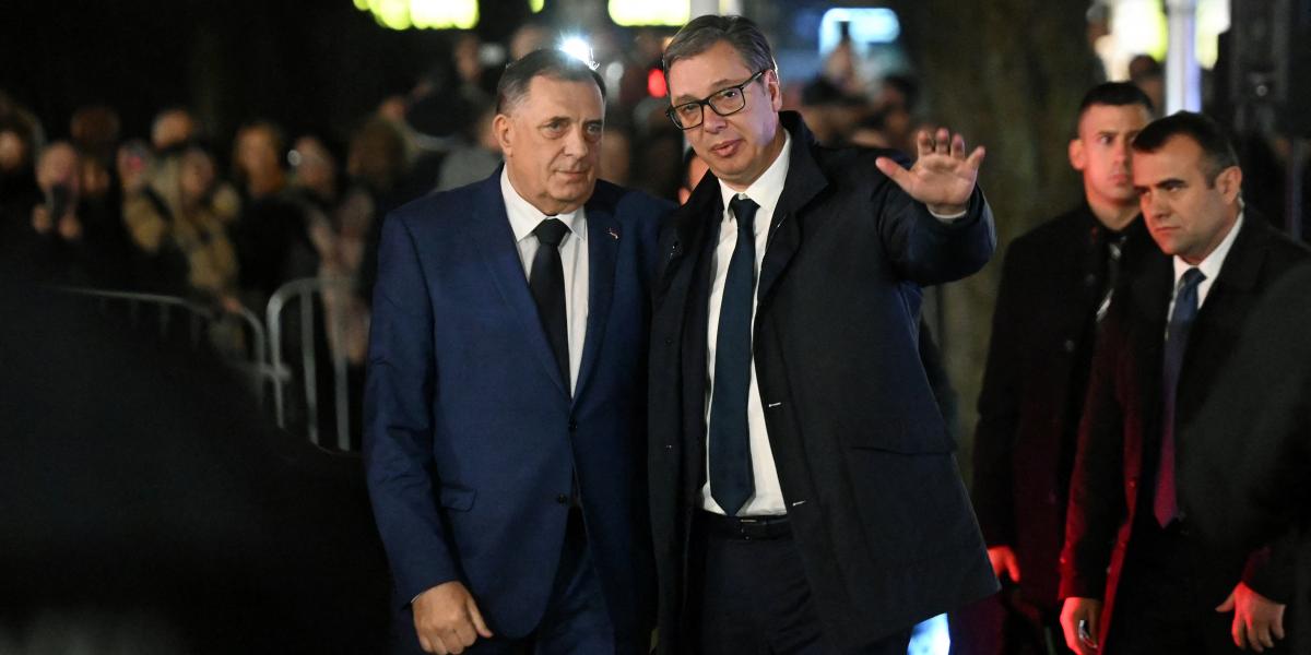 Dodik és Vučić. Csak látszólag barátok