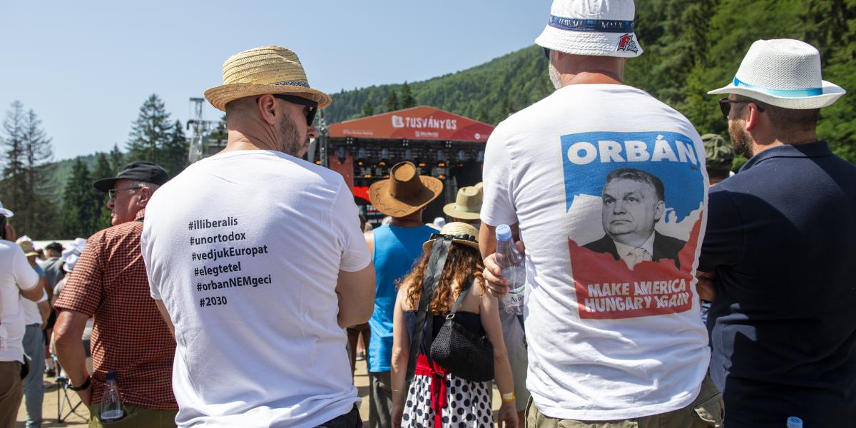 Illusztráció: Orbán Viktor előadása Tusványoson július 26-án 