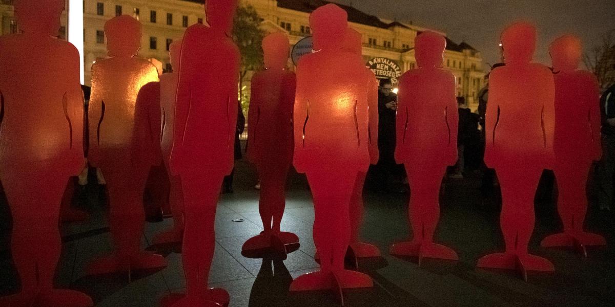 2022. november 25. Néma tanúk a NANE egyesület megemlékezésén