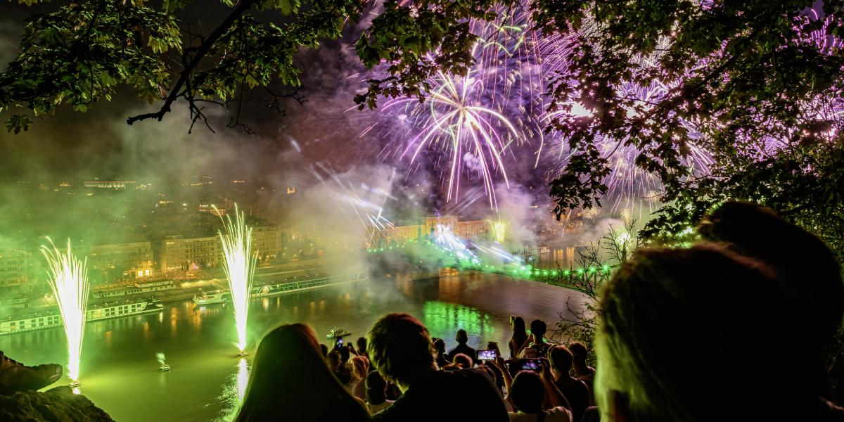 Tűzijáték Budapesten 2025. augusztus 20-án 