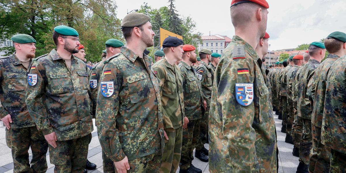 A Bundeswehr páncélos dandárral van jelen Litvániában