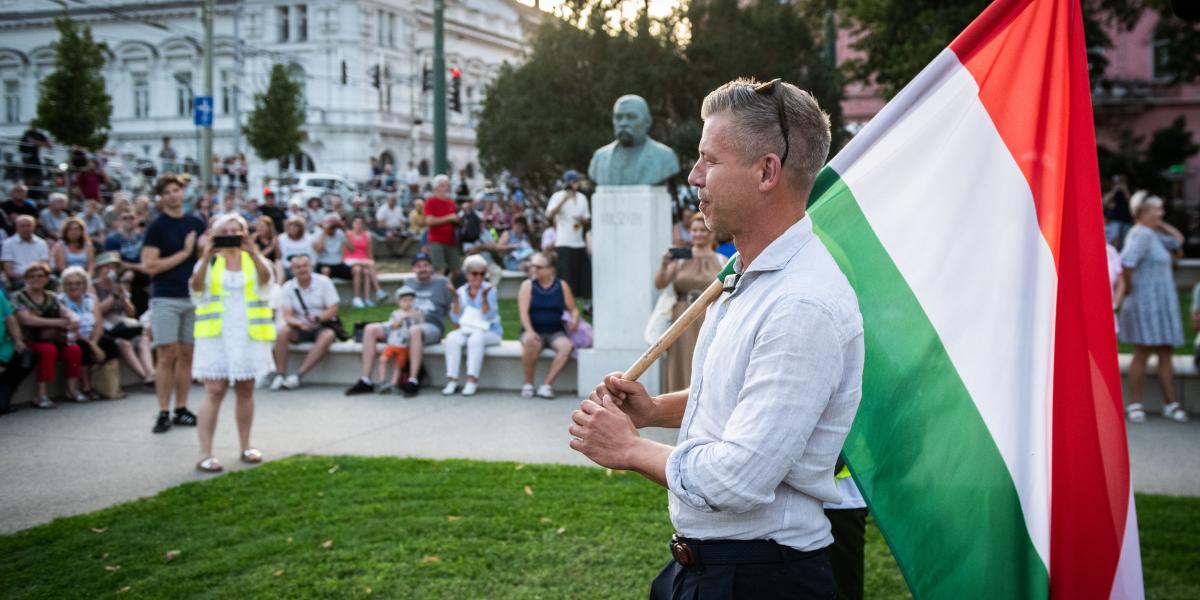 Magyar Péter 2025. augusztus 29-én
