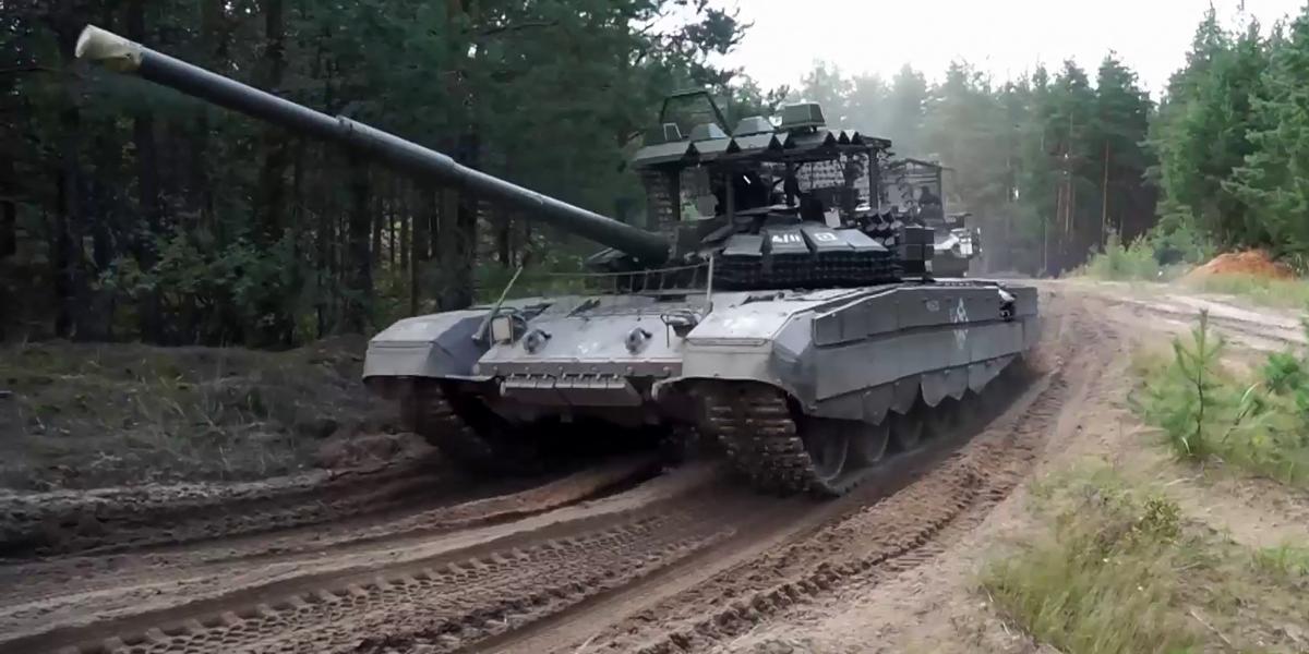 Orosz tank a hadgyakorlaton szeptember 12-én 