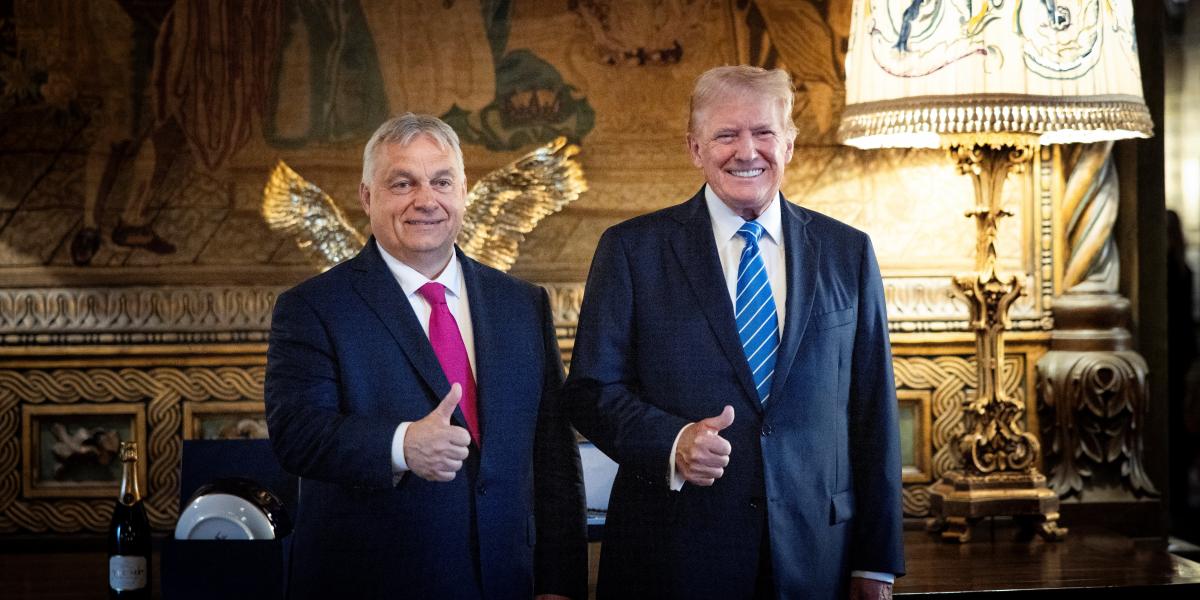 Orbán Viktor és Donald Trump 2024 július 11-én