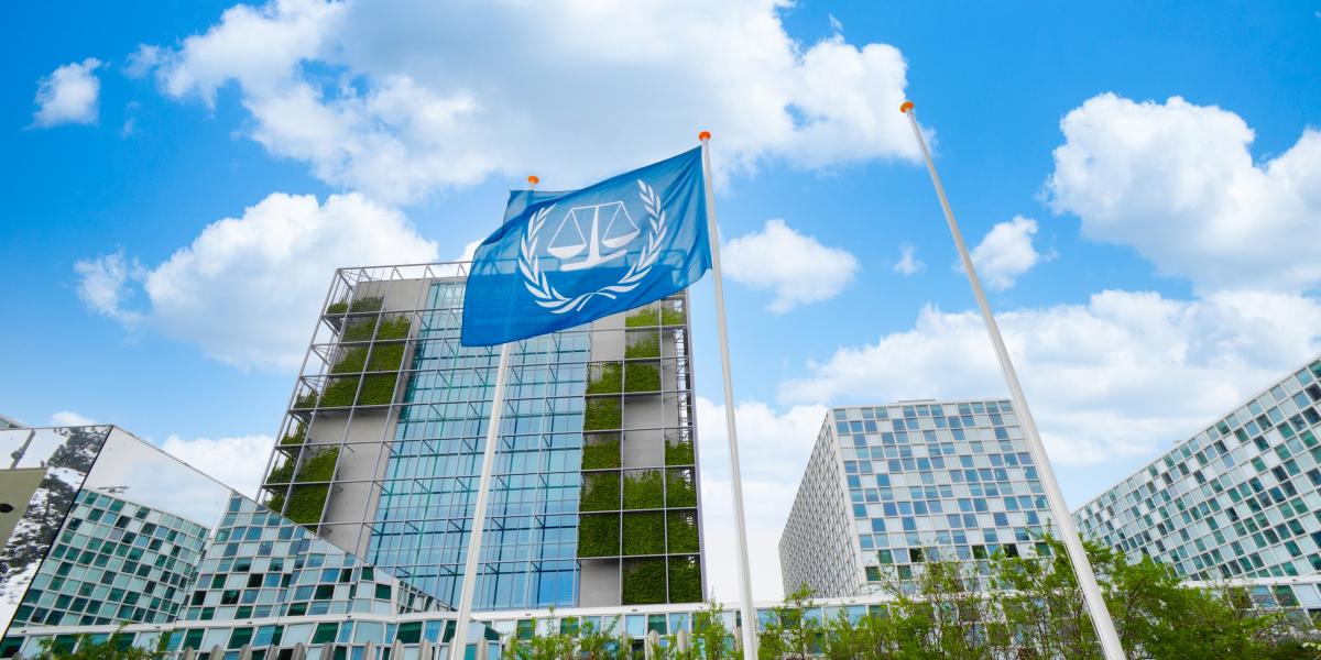 A Nemzetközi Büntetőbíróság épülete Hágában