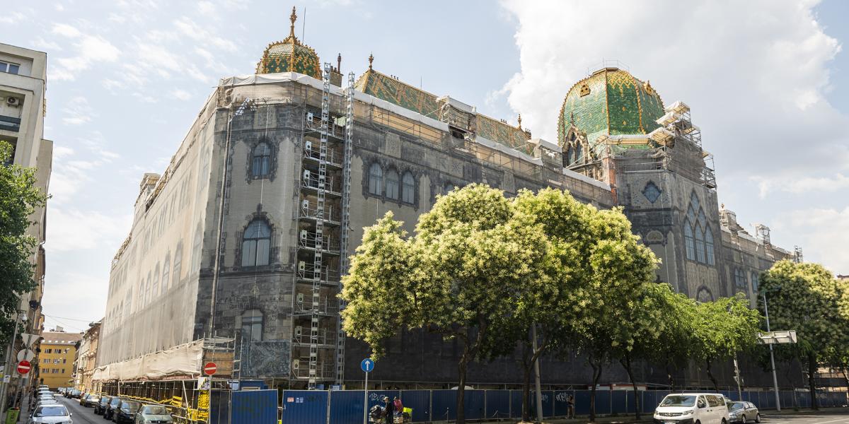 Az Iparművészeti Múzeum XIX. században elkészült épülete túlélt háborút, forradalmat, de a videó tanúsága szerint jelenleg küzd az omladozó vakolattal, látogatók helyett csak néhány gyom leli helyét