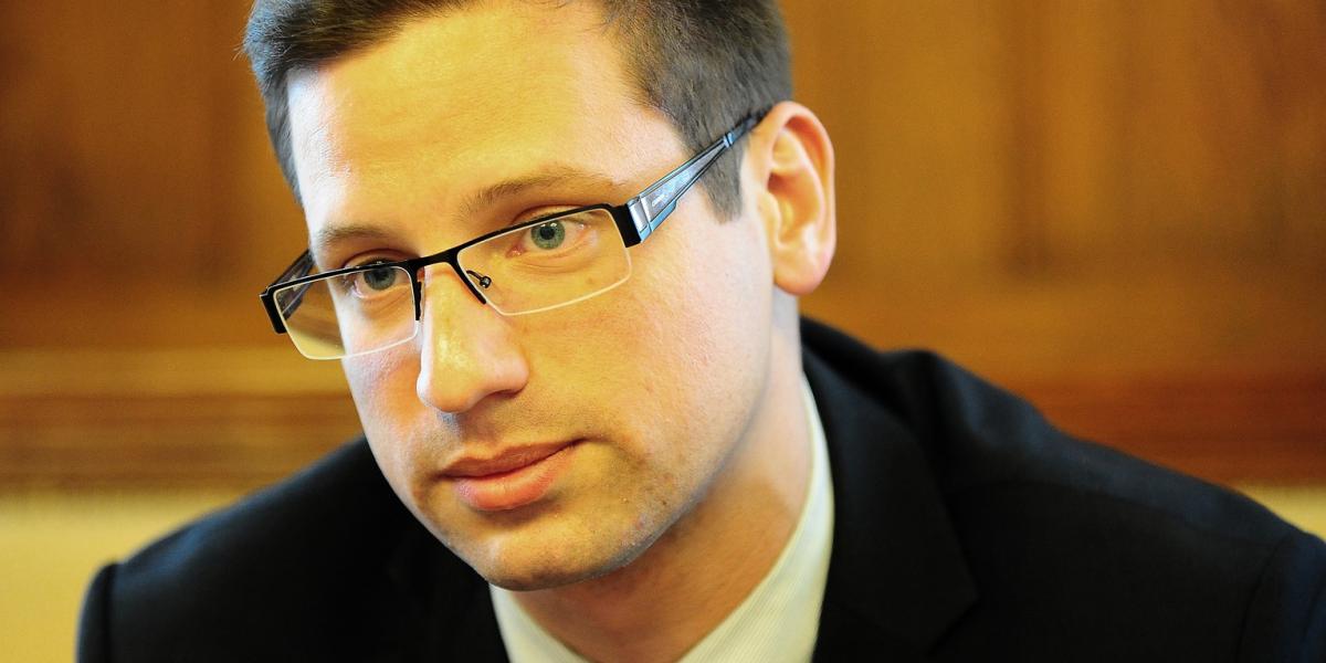 Gulyás Gergely, az Országgyűlés fideszes alelnöke. FOTÓ: Vajda József/Népszava