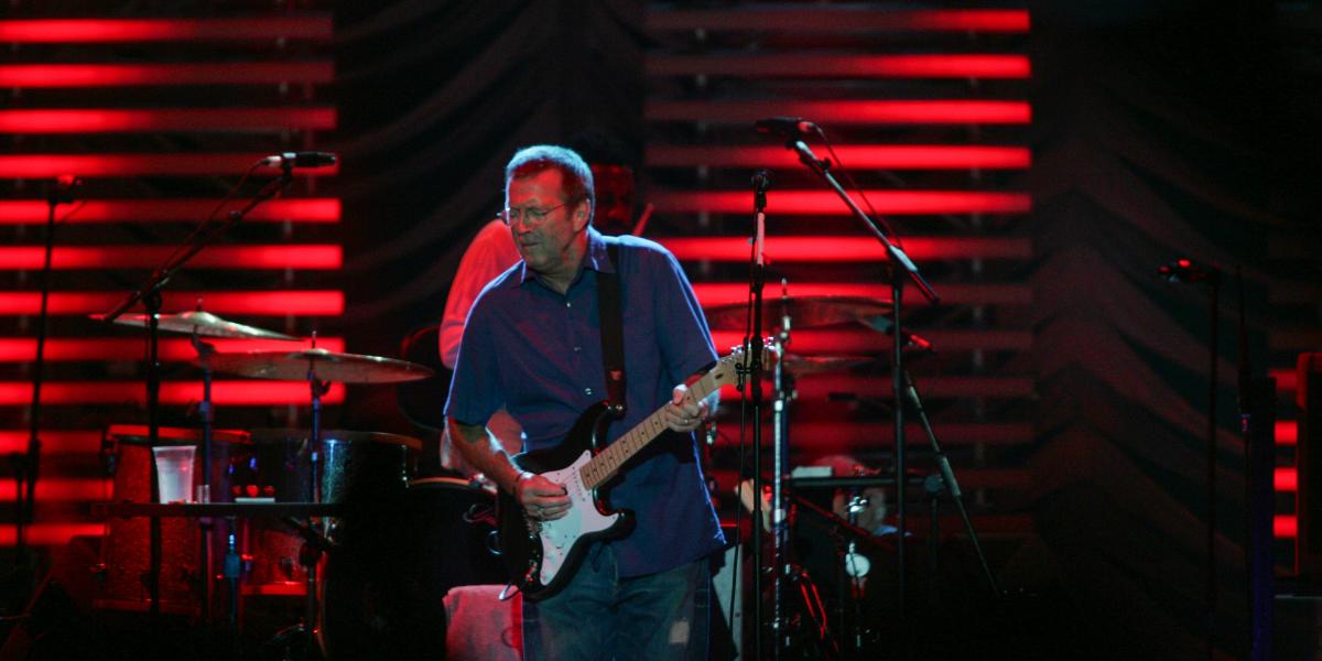 Eric Clapton Budapesten 2006. július 18-án 