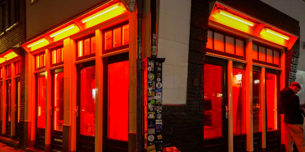 Az amszterdami vöröslámpás negyed. Képünk illusztráció.