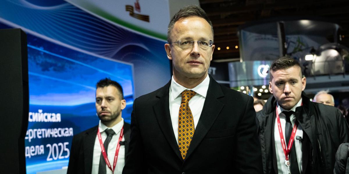Szijjártó Péter a Russian Energy Week 2025 konferencián Moszkvában október 15-én 
