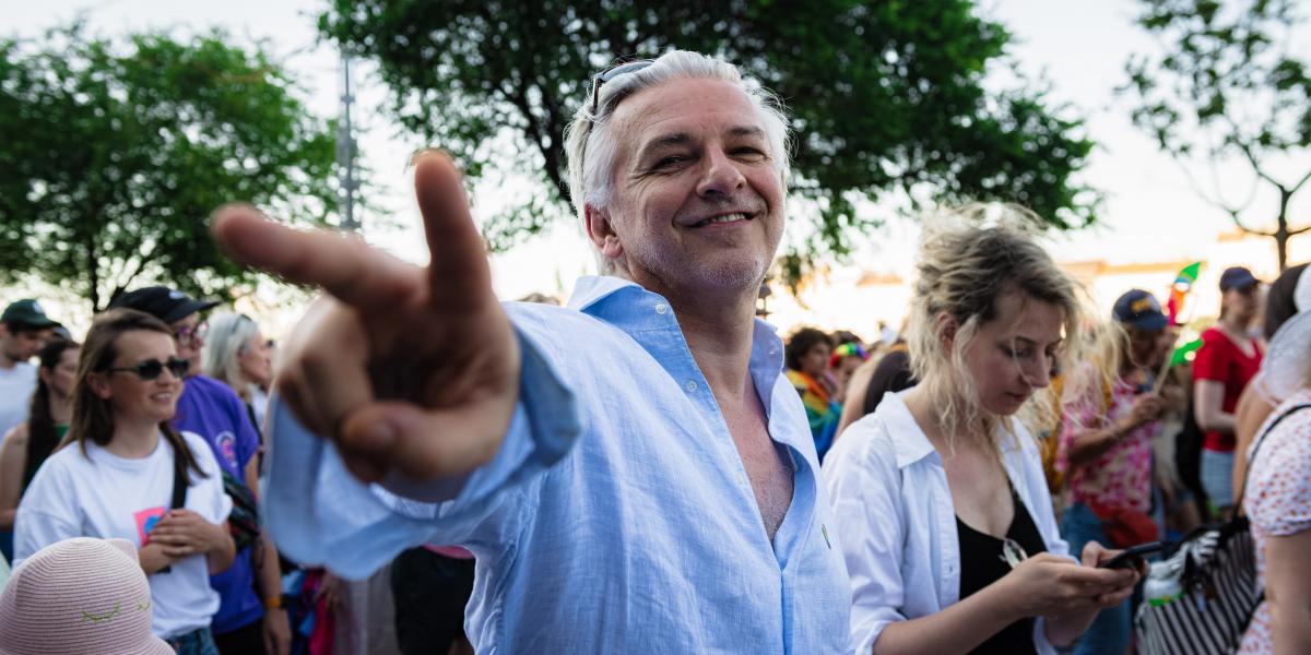 Alföldi Róbert a 2025-ös Budapest Pride-on