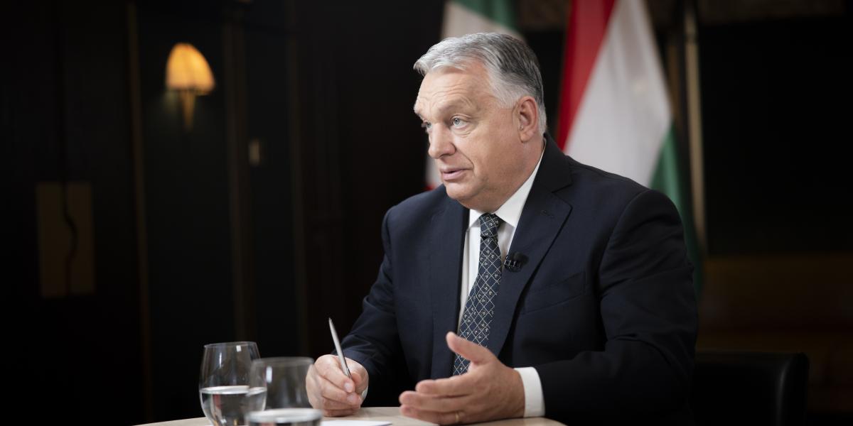 Orbán Viktor miniszterelnök vatikáni látogatása során interjút ad az M1-nek Rómában