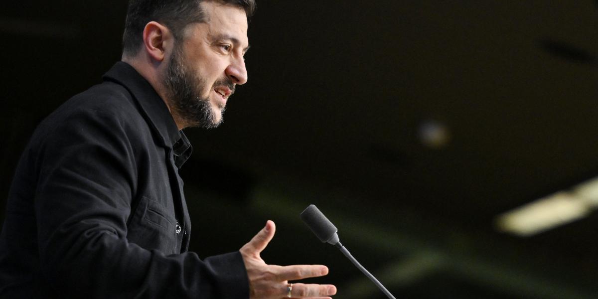 Volodimir Zelenszkij ukrán elnök