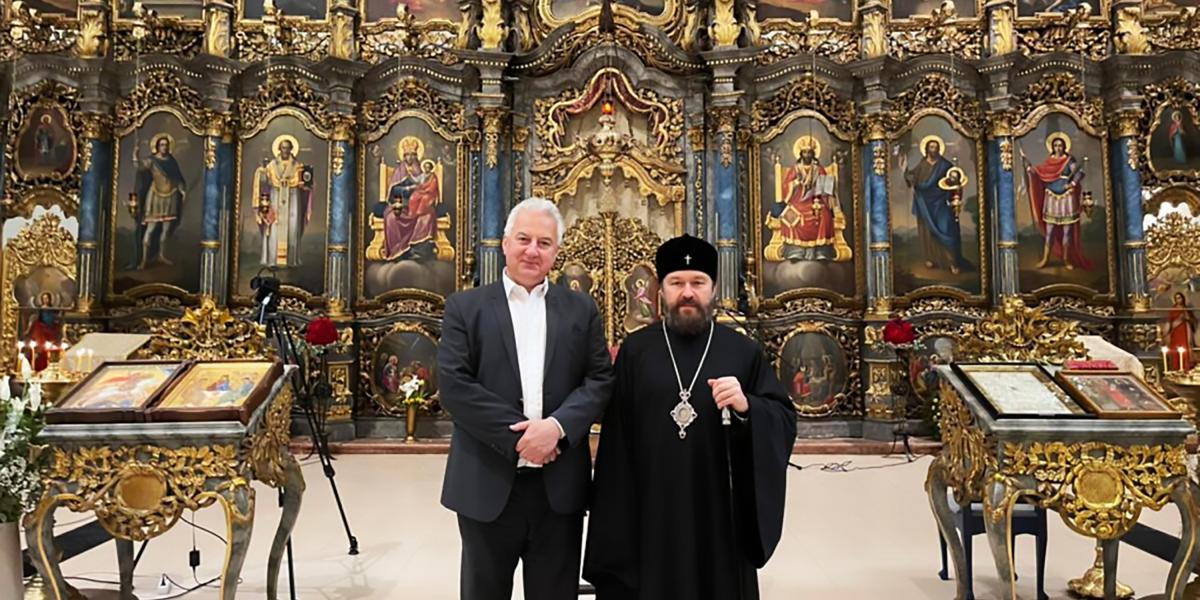 Semjén Zsolt köszönetét fejezte ki Hilarion metropolitának 2023-ban