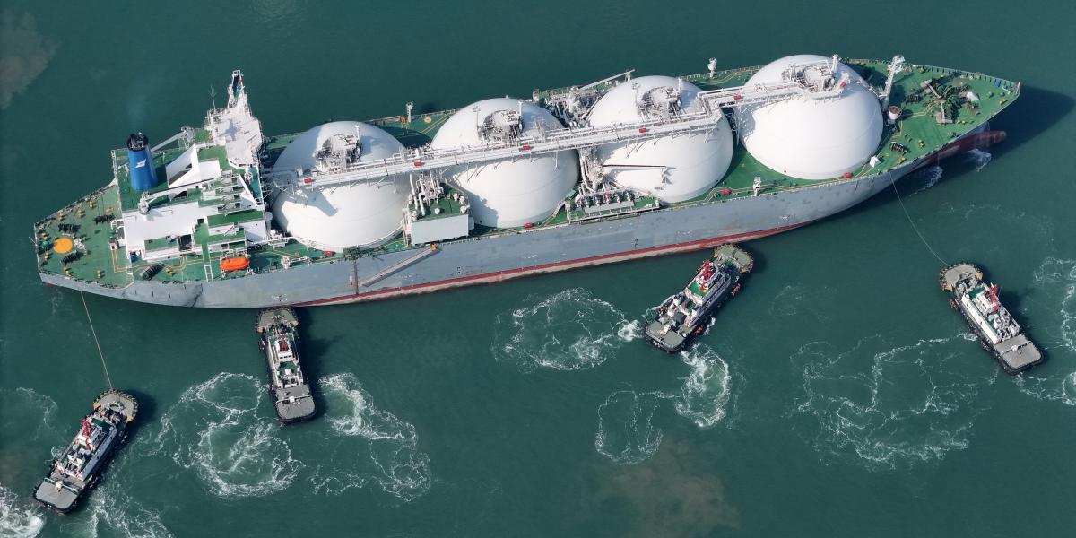 Cseppfolyósított földgázt szállító hajó