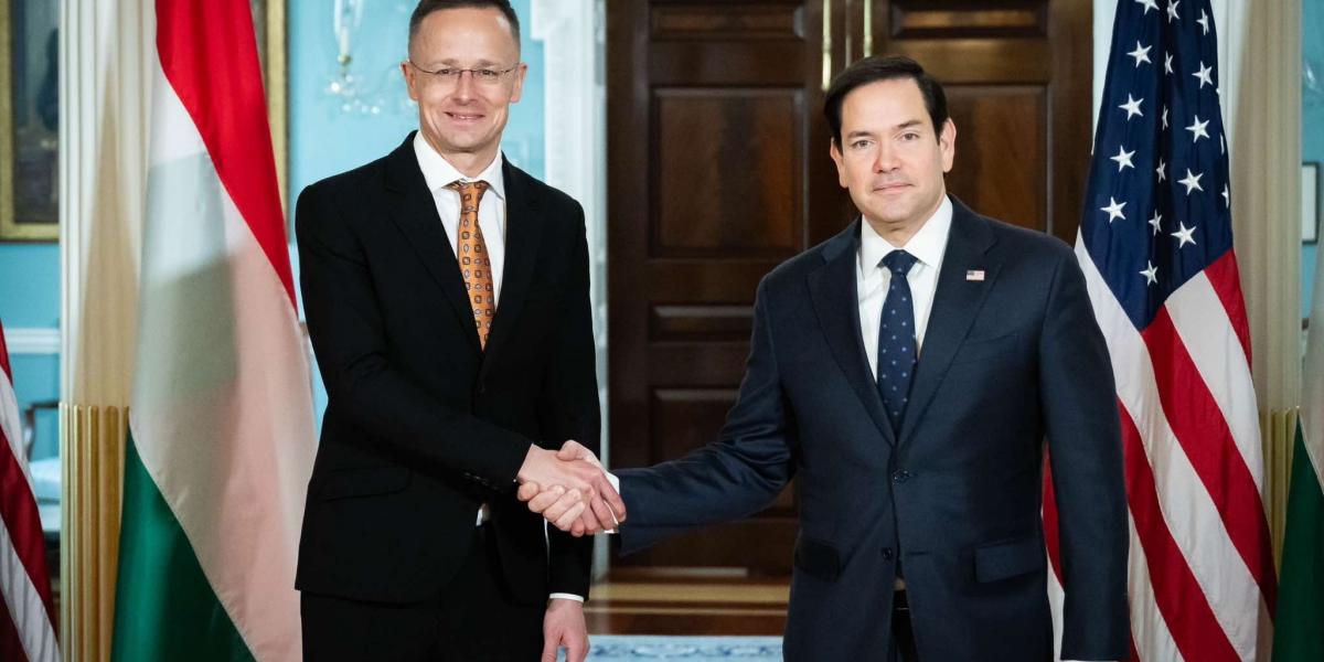 Szijjártó Péter és Marco Rubio találkozója Washingtonban 2025. március 4-én