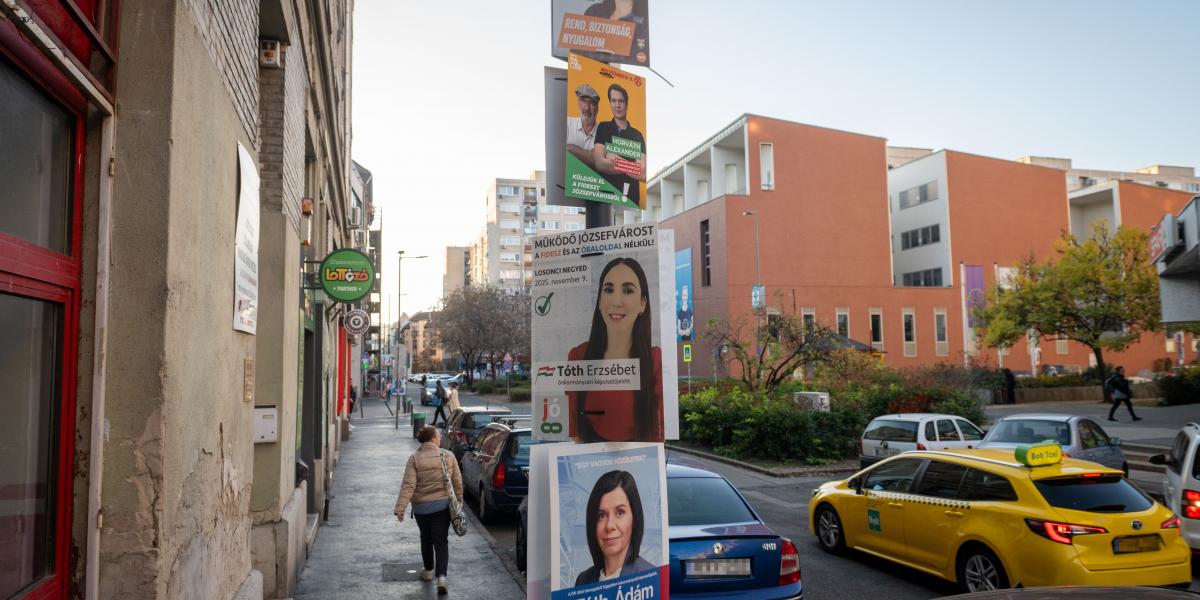 Életkép a VIII. kerületben. Vasárnap lehet választani