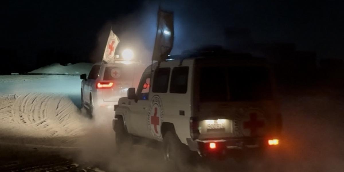 A Vöröskereszt vette át 2025. november 7-én a túsz holttestét