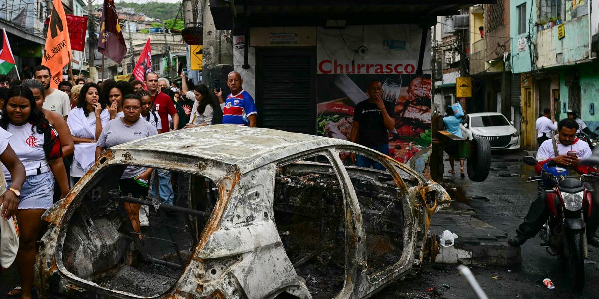 Nagy pusztítást végzett a rendőrség a riói favellákban