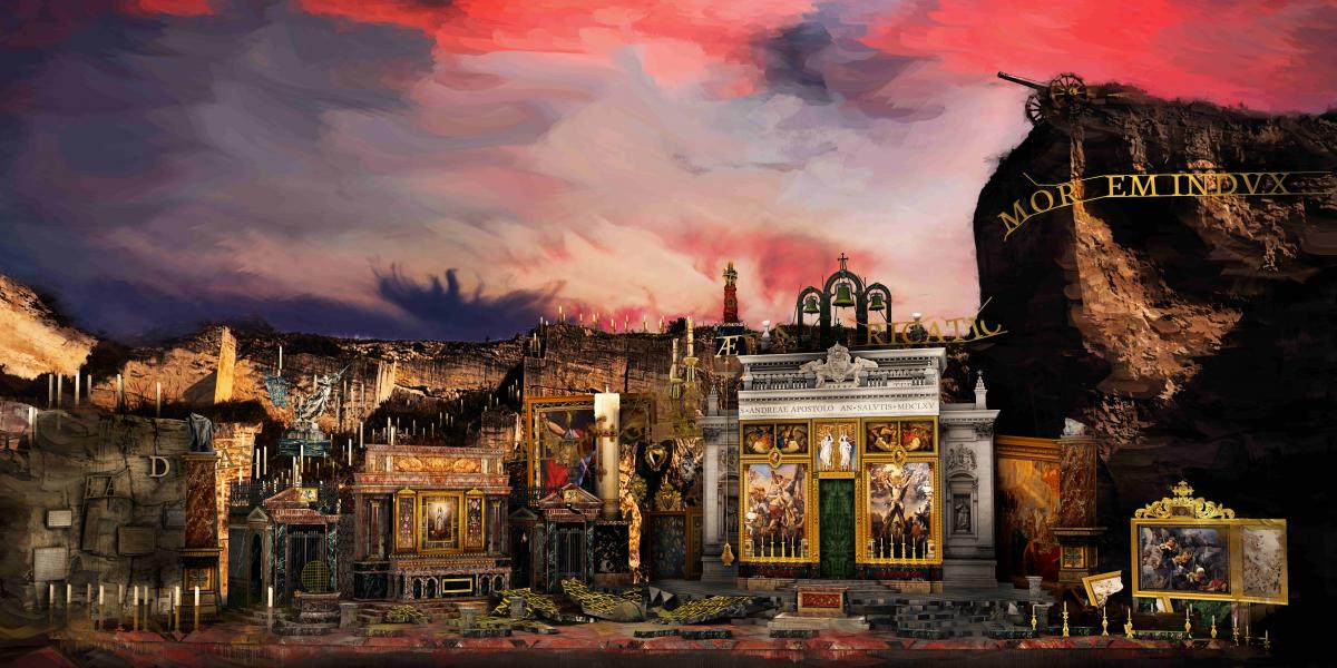 Az előadás színpadképe a barokk Rómába kalauzolja el majd a nézőt