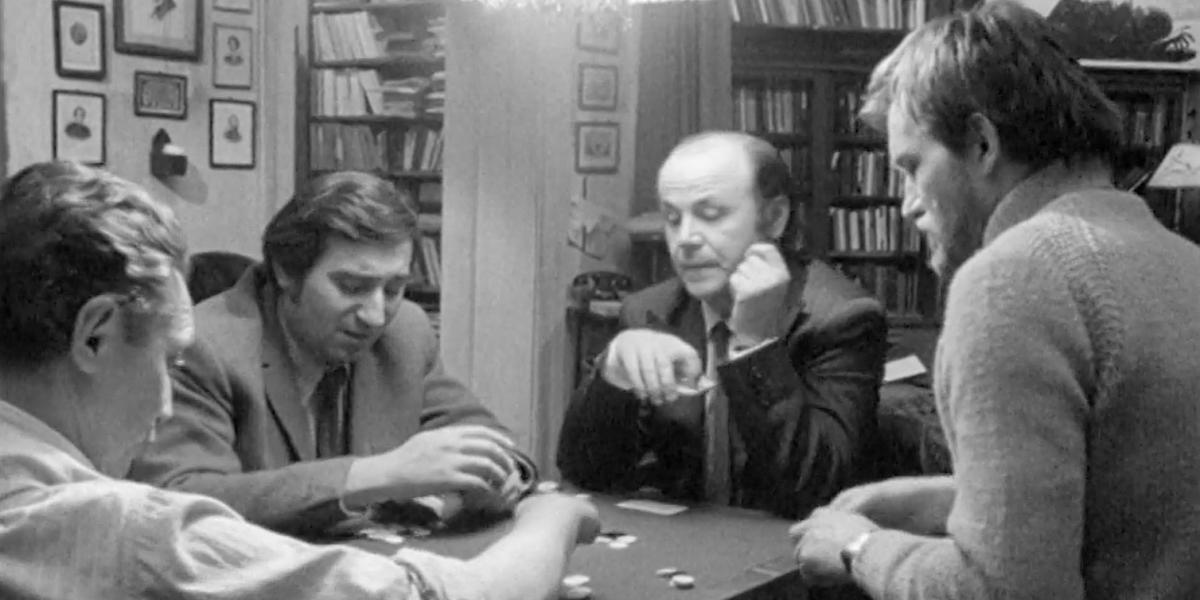 Őze Lajos, Szilágyi Tibor, Haumann Péter és Cserhalmi György – a négy kártyázó férfi