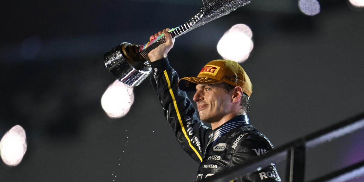 A győztes Max Verstappen