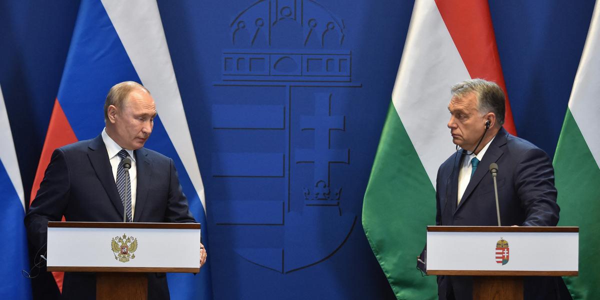 A magyar kormányfő az orosz elnök legszorosabb szövetségese az EU-ban