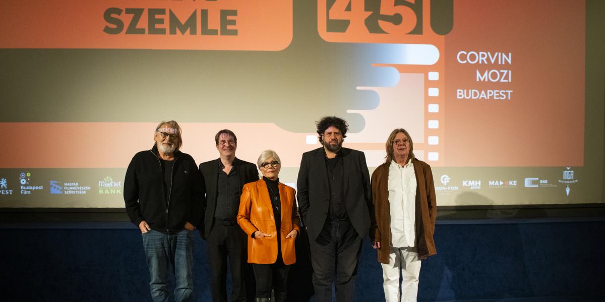 Akik a filmszemle mögött állnak: Kovács Gábor, Liszka Tamás, Pataki Ágnes, Puzsér Róbert
Muhi András