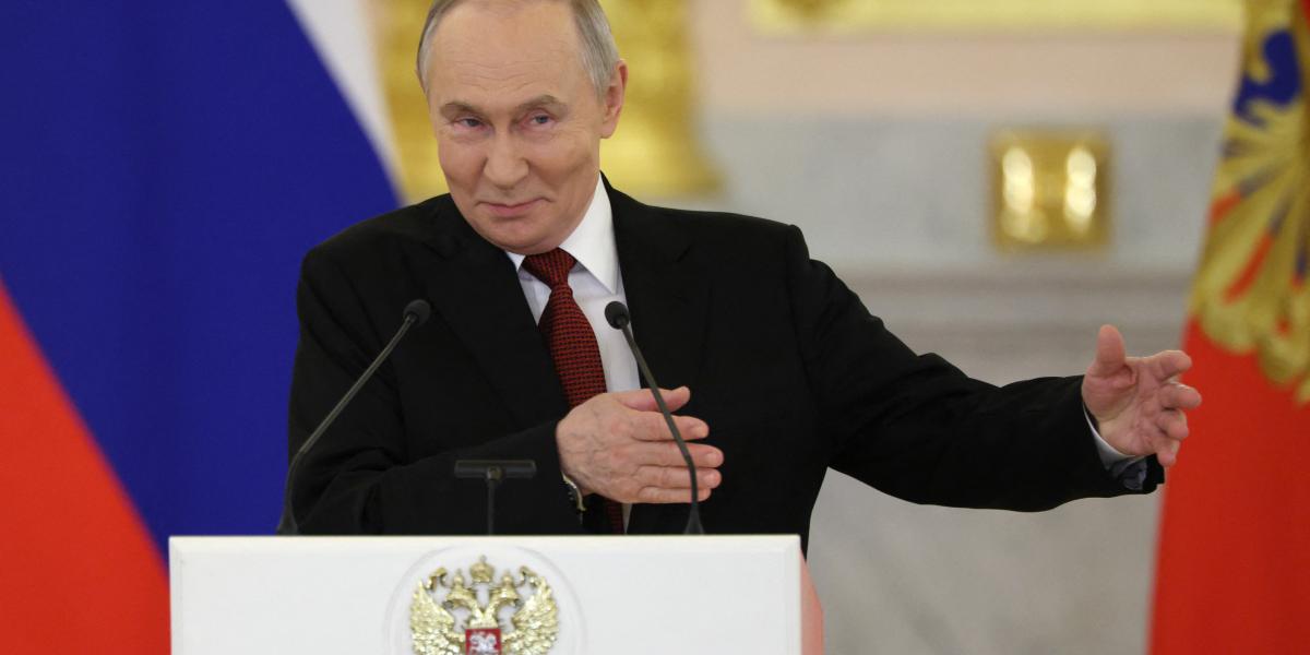 Vlagyimir Putyin orosz elnök 2026. január 15-én Moszkvában.