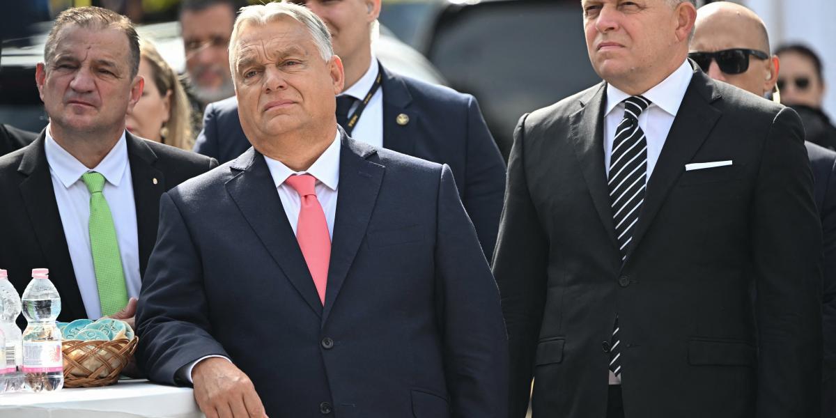 Orbán Viktor és Robert Fico 2025. szeptember 28-án