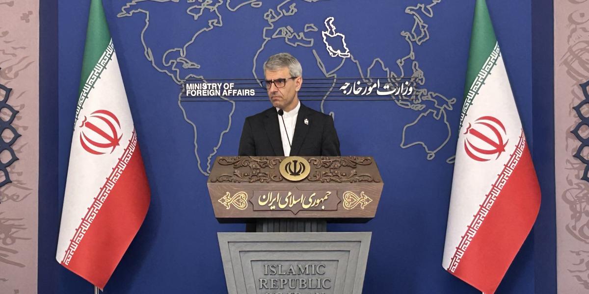 Iszmail Bagai iráni külügyi szóvivő - Korábbi felvétel 