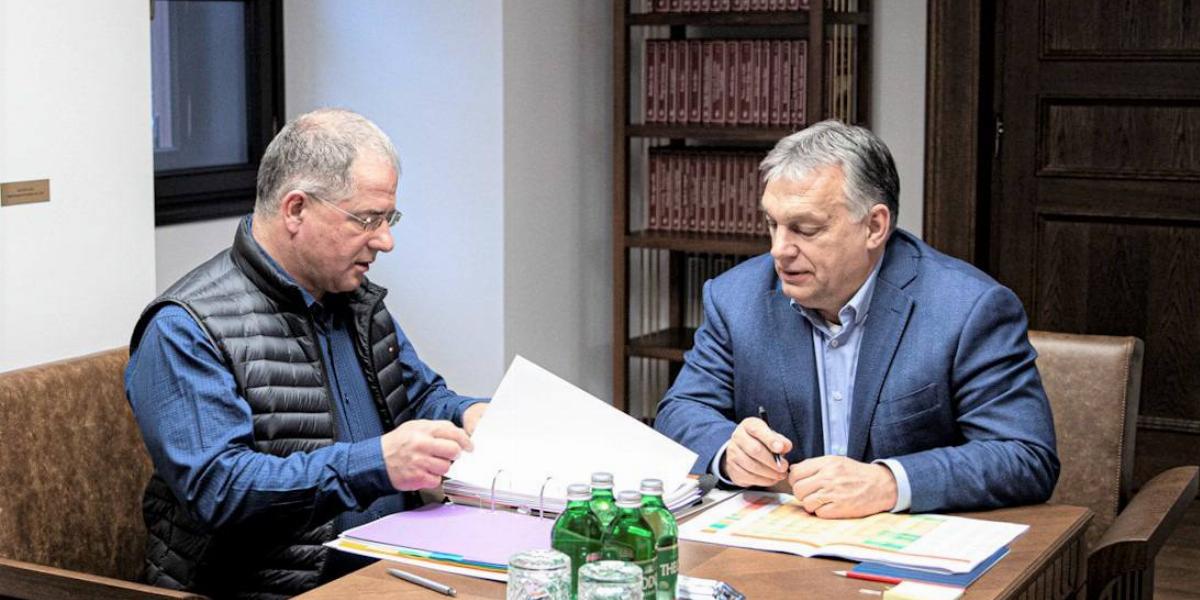 Kósa Lajos és Orbán Viktor. 