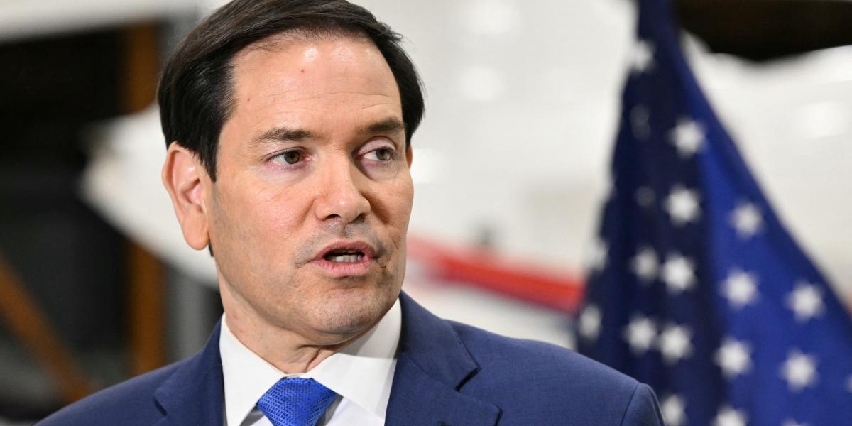 Marco Rubio amerikai külügyminiszter. 