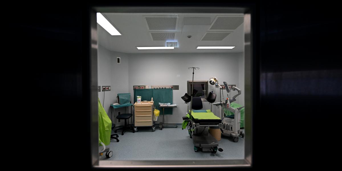 A Dunamenti Reprodukciós Központ Kútvölgyi Intézetének műtője. 