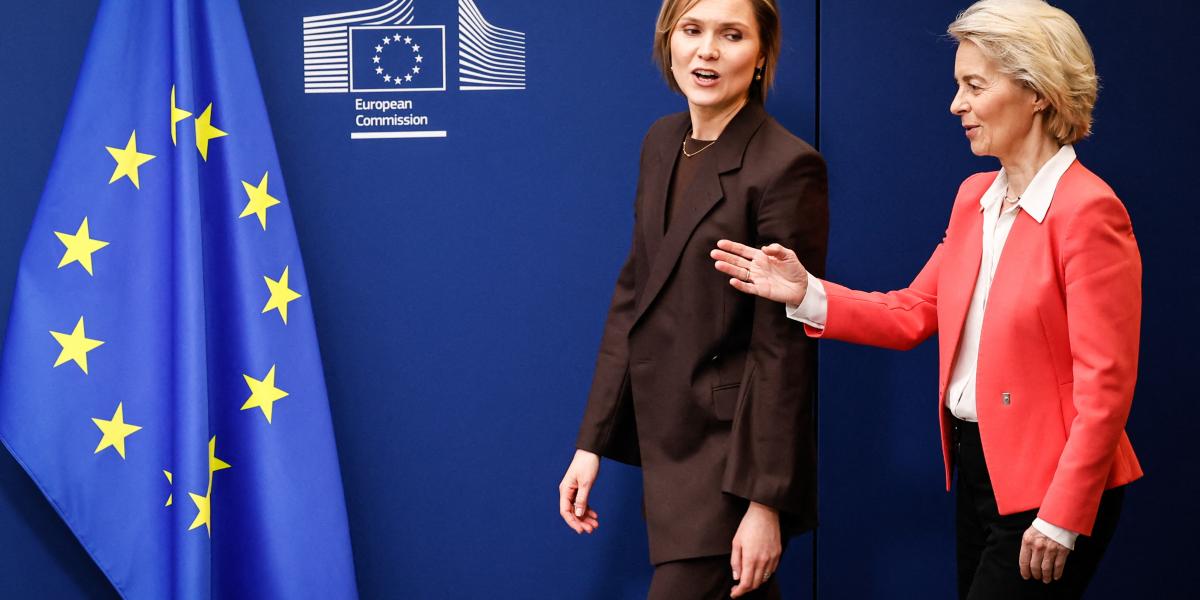 Ursula von der Leyen, az Európai Bizottság elnöke januárban találkozott Kristrún Frostadóttir izlandi miniszterelnökkel