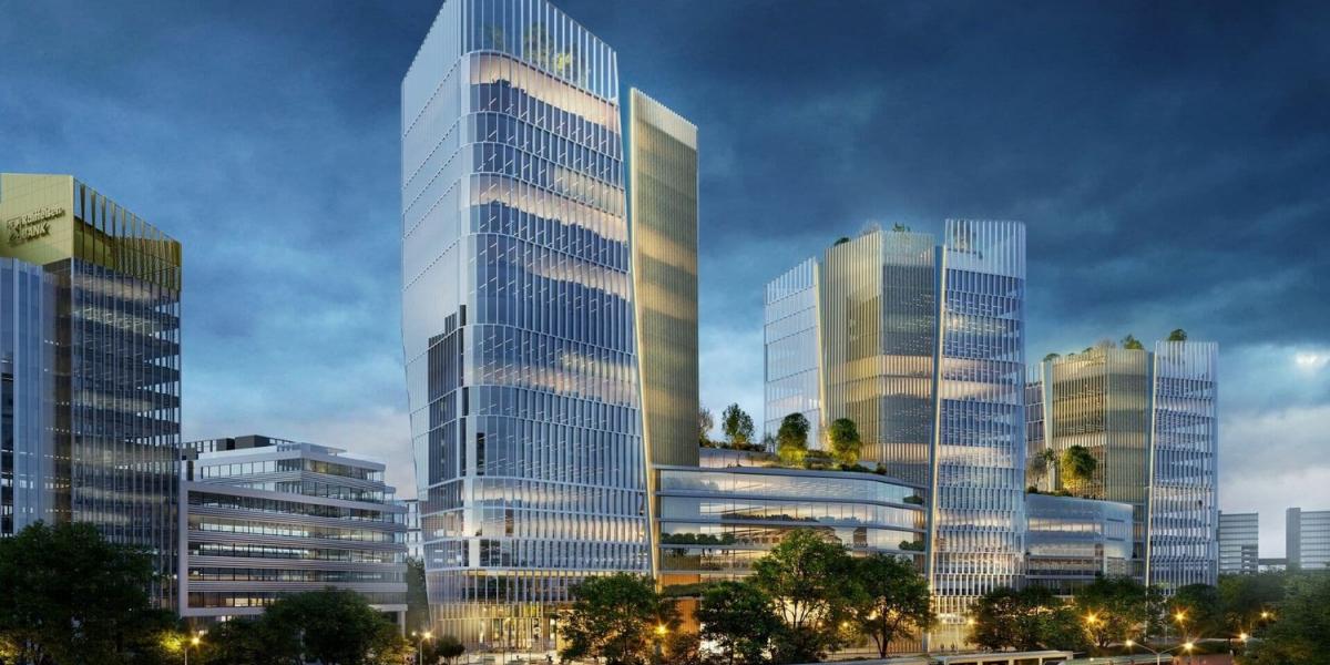 Az MBH Bank leendő székházának látványterve 