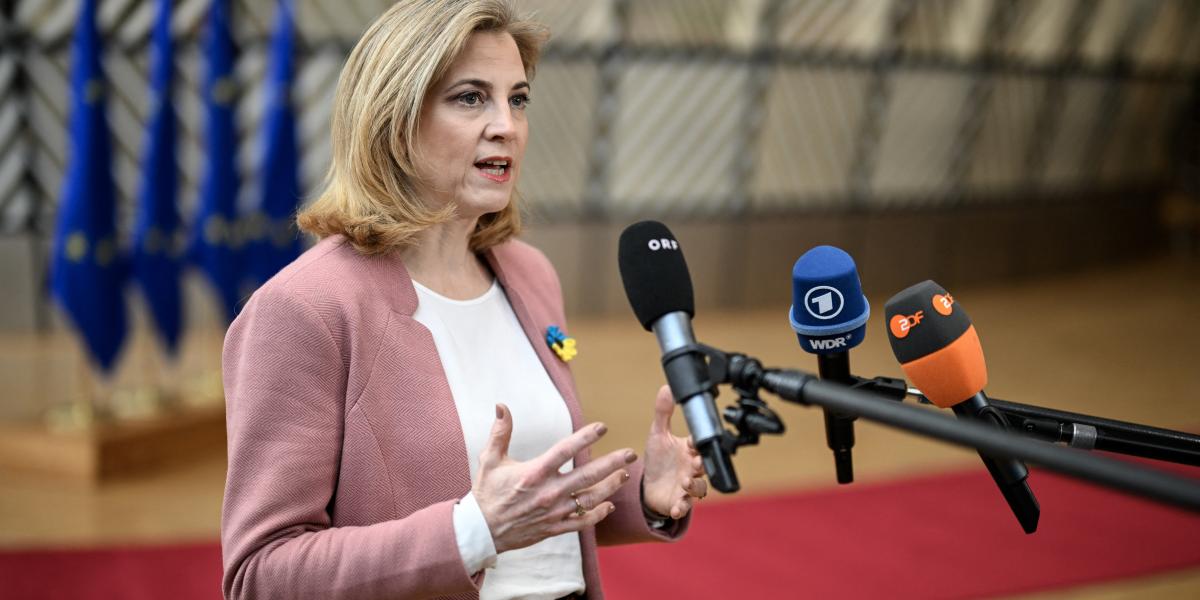 Beate Meinl-Reisinger osztrák külügyminiszter - Korábbi felvétel 