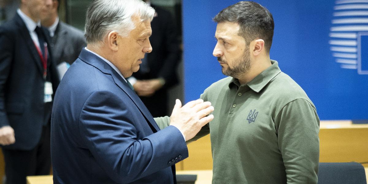 Orbán Viktor és Volodimir Zelenszkij
