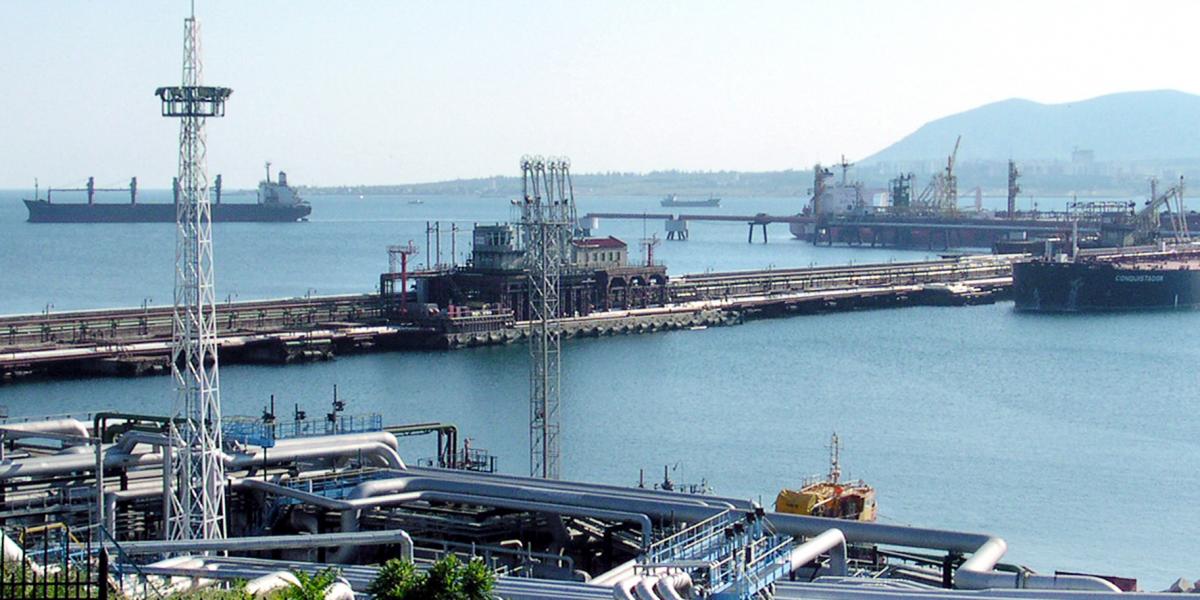 Novorosszijszk kikötője - Korábbi felvétel 