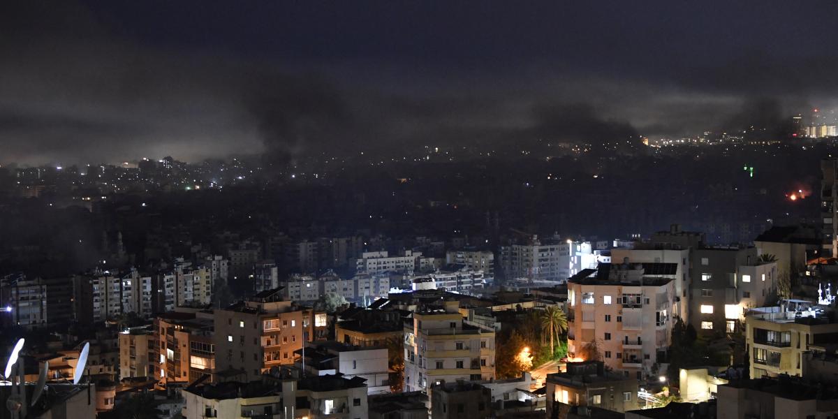 Füst Bejrút felett 2026. március 11-én