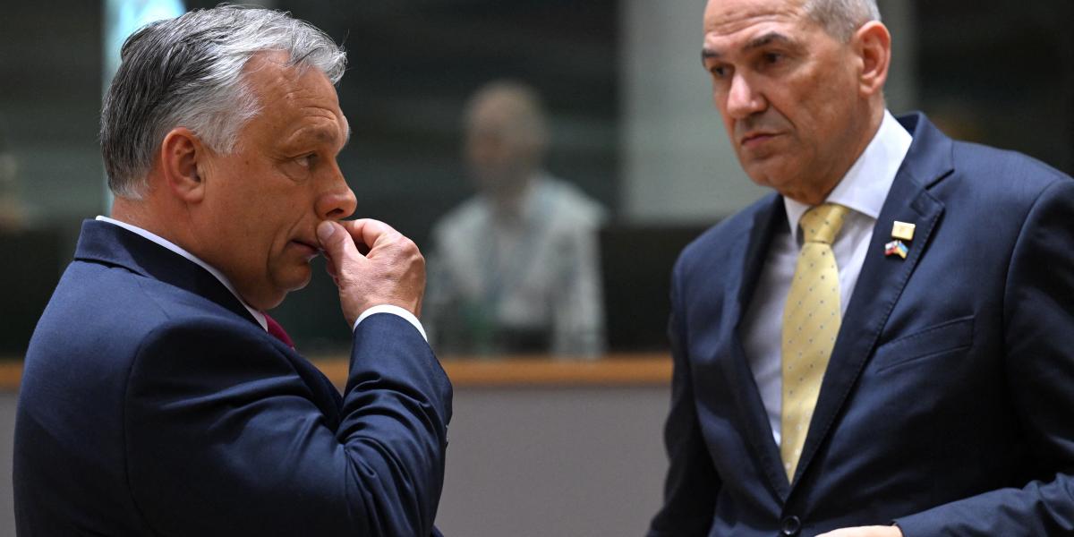 Orbán Viktor és Janez Janša