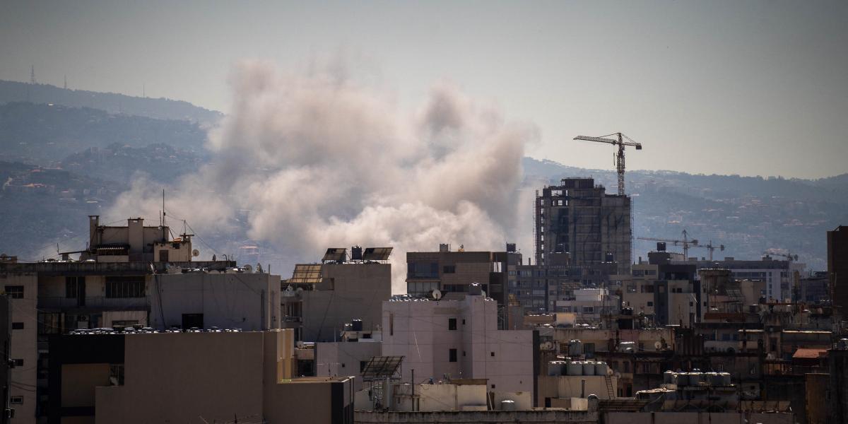 Füst Iránban, egy korábbi izraeli támadás során.