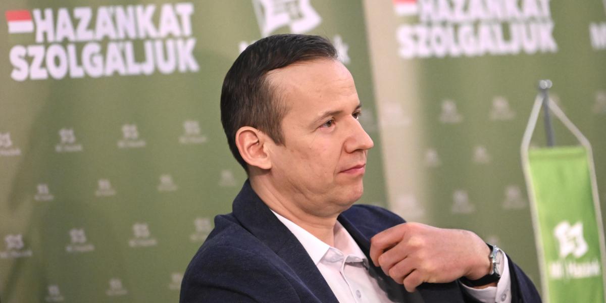 Toroczkai László, a Mi Hazánk elnöke egy korábbi kampánygyűlésen