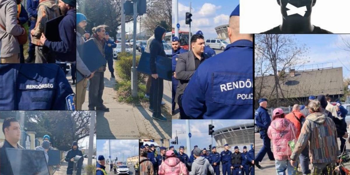 Fotómontázs az MKKP Kerepesi úti akvoójának meghiúsításáról