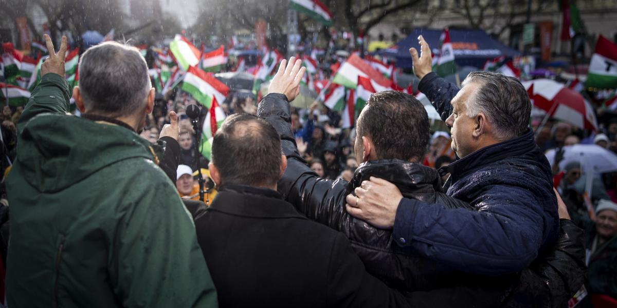 Orbán Viktor miniszterelnök országjárásának békéscsabai állomásán