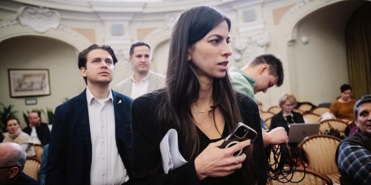 Szentkirályi Alexandra még a Fidesz fővárosi frakcióvezetőjeként  – korábbi felvétel