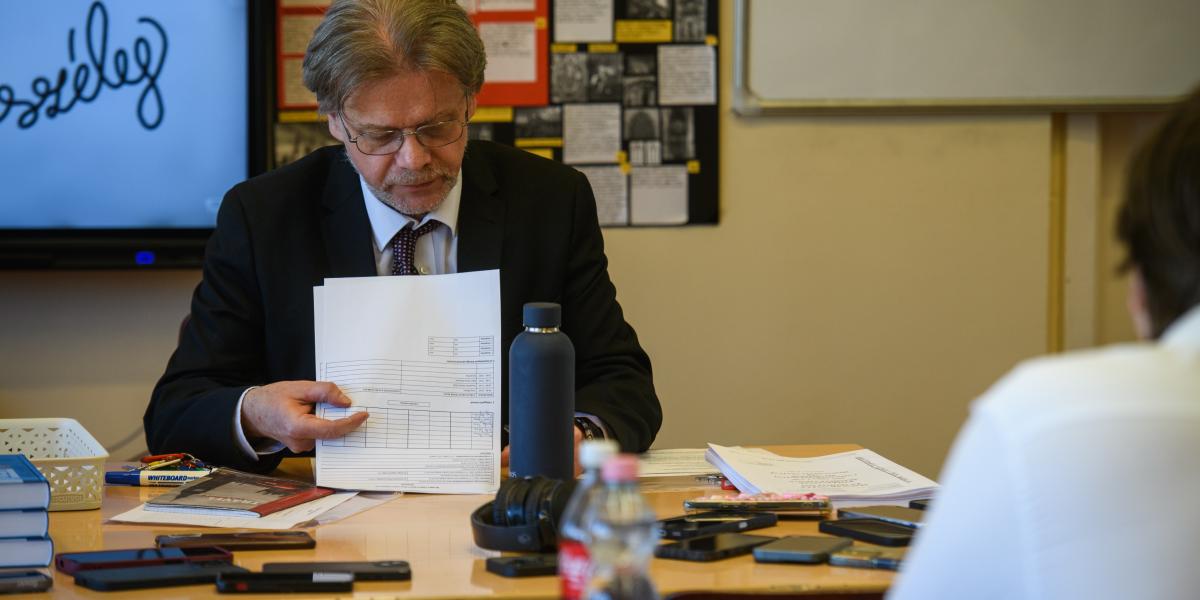 Magyar nyelv és irodalom érettségi vizsga a budapesti Berzsenyi Dániel Gimnáziumban május 4-én 