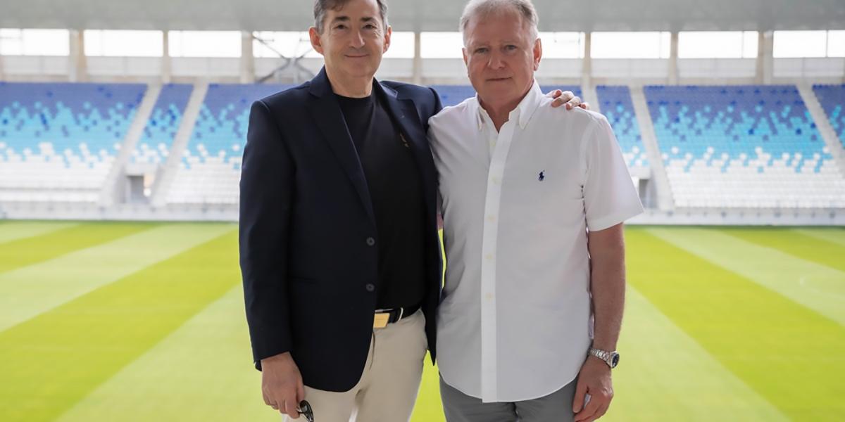 Mészáros Lőrinc az eszéki stadionban